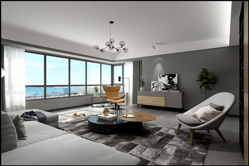 佛山市招商&middot;悅府現代風格平層裝修案例