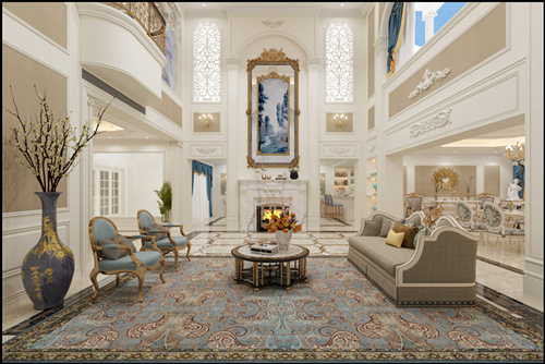 佛山市碧桂園南海悅城歐式風格別墅裝修案例