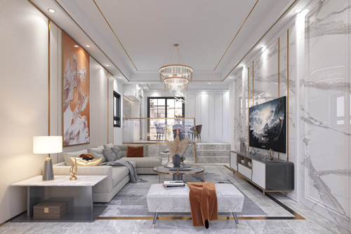 珠海市中海寰宇天下現代風格平層裝修案例