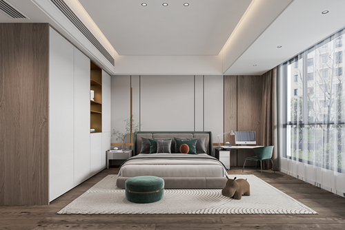 汕頭市金紫名邦花園現代風格四居室裝修案例