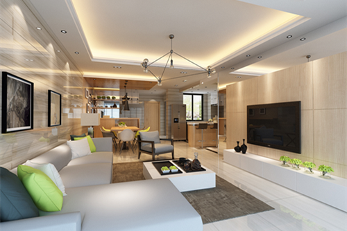 中山市嘉怡華庭現(xiàn)代簡(jiǎn)約風(fēng)格三居室裝修案例