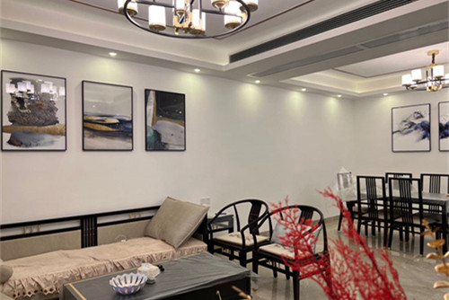 中山市藍波灣現代簡約風格三居室裝修案例