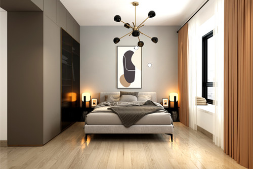 中山市君華新城現代簡約風格三居室裝修案例