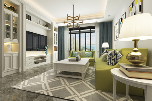 中山市愿景金水灣北歐風格三居室裝修案例