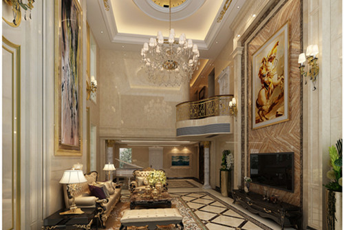 中山市華策鳳凰美域歐式風格別墅裝修案例