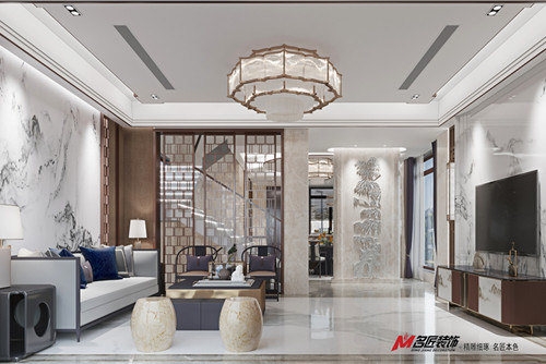 江門市百樂園現代簡約風格別墅裝修案例