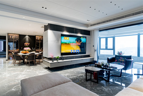 德陽市華西苑現(xiàn)代簡(jiǎn)約風(fēng)格四居室裝修案例