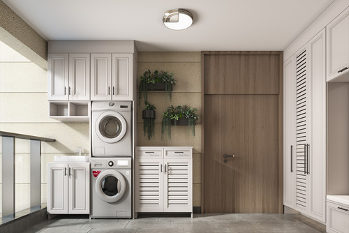 廣州市玖瓏湖別墅現代簡約風格三居室裝修案例