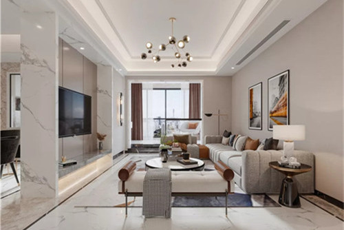 潮州市百合園現(xiàn)代簡(jiǎn)約風(fēng)格三居室裝修案例