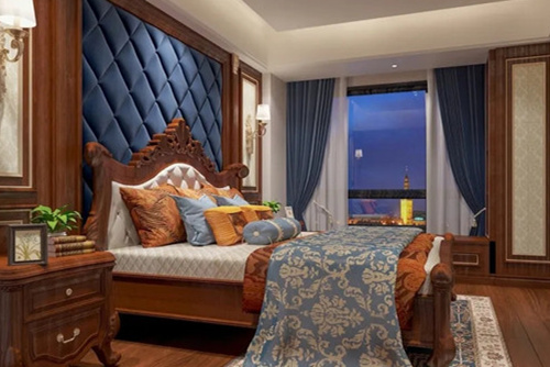 潮州市柏嘉名庭歐式風格四居室裝修案例