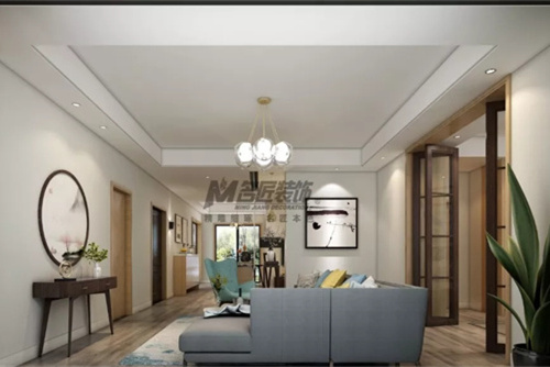 合肥市龍湖&middot;車橋新界現代簡約風格四居室裝修案例