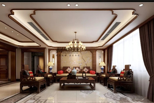 合肥市龍湖怡康&middot;湖城大境新中式風(fēng)格辦公空間裝修案例